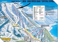 Trail Map - Diamond Peak, Lake Tahoe, California
