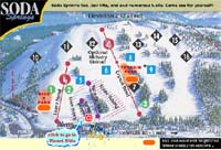 Trail Map - Soda Springs, Lake Tahoe, California